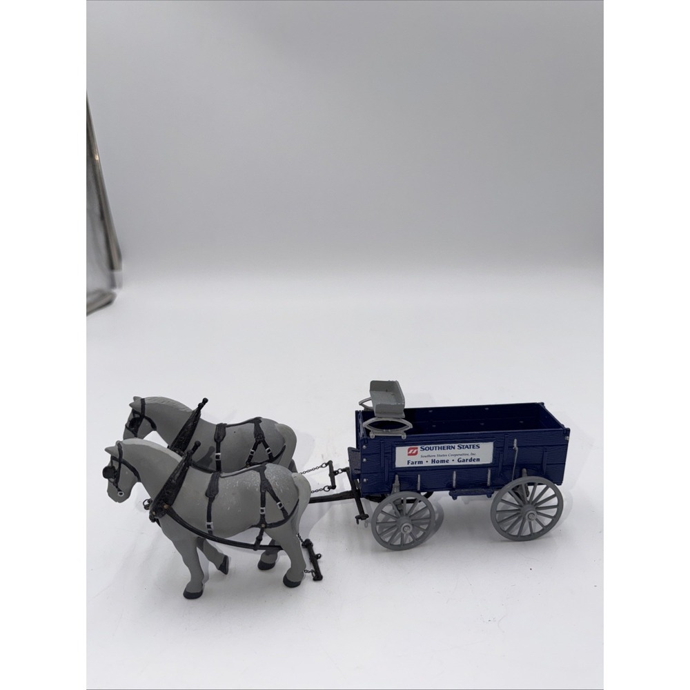 RARE Vintage 1993 Southern States Cooperative Horse Drawn Wagon